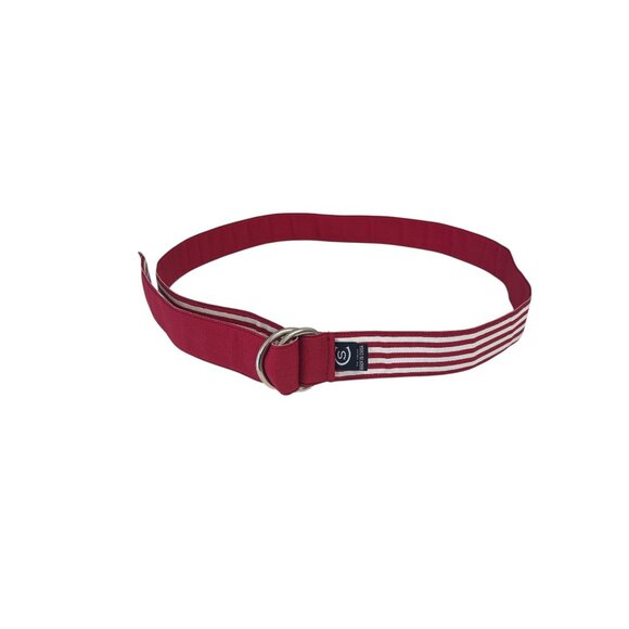 Stanford University Cardinal Red Striped Canvas D-Ring Belt – Unisex – One Size - Picture 4 of 9